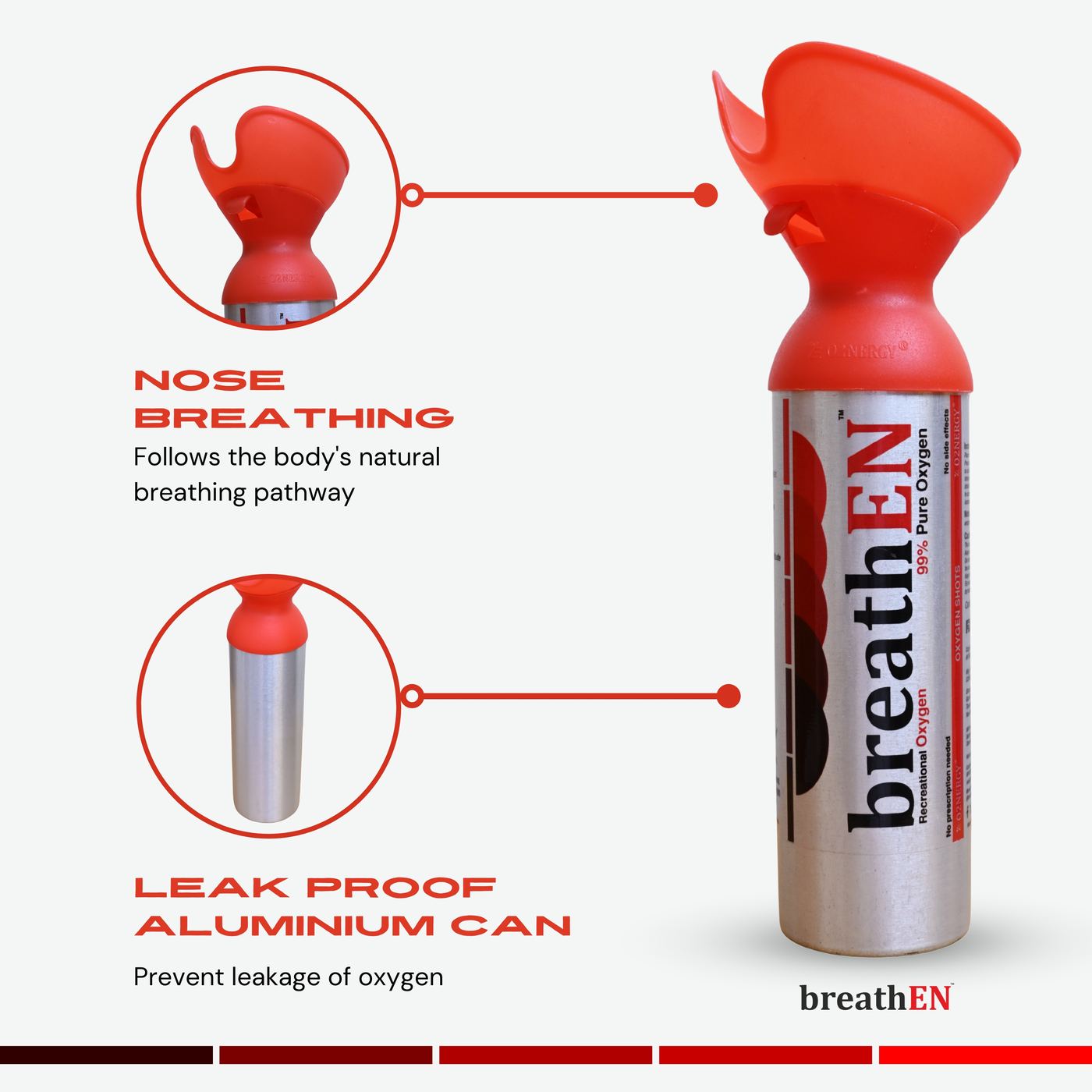 breathEN nose breathing technology and aluminium can